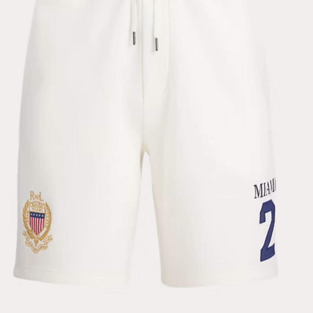 Polo Ralph Lauren White Athletic Shorts